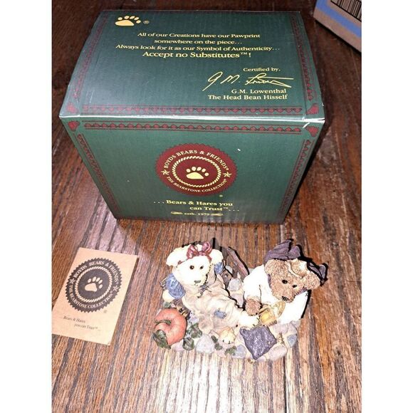 Vintage 2001 Boyds Bears The Bearstone Collection Classic Beary Tales Cindyrella - Picture 3 of 7